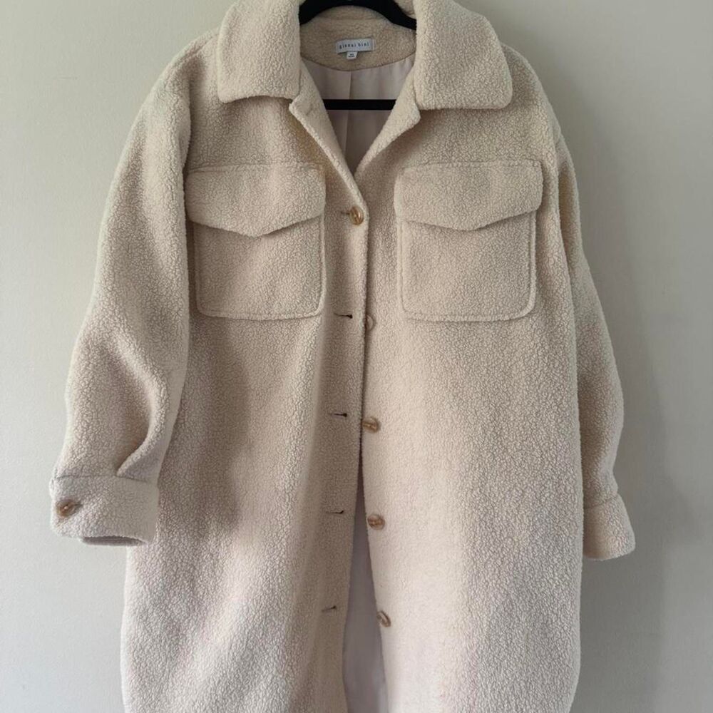 Gianni-bini Women's Cream and Tan Coat